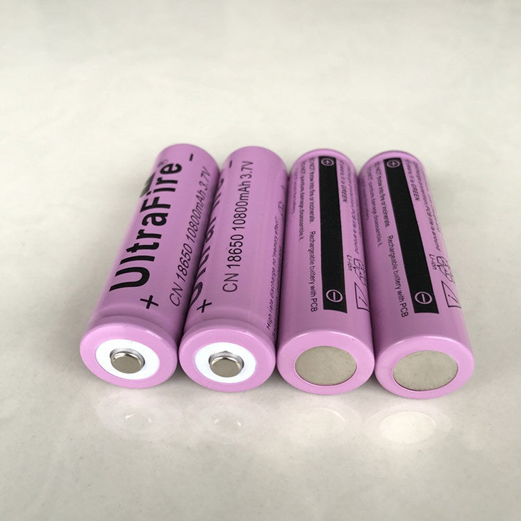 Explosive Shenhuo 18650 Lithium Battery 10800 Pink*10pcs Flashlight Lamp Battery