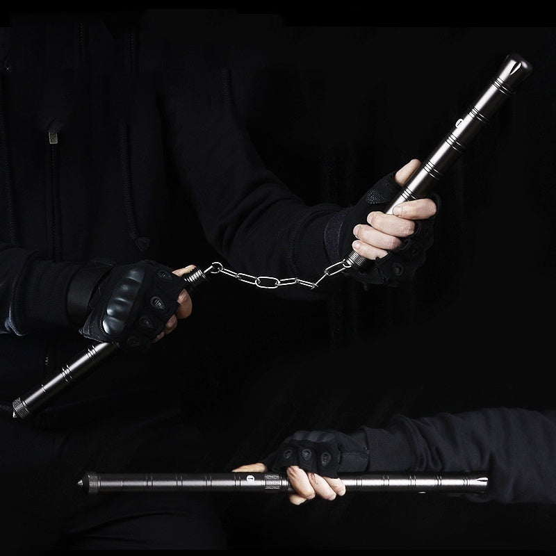 2025 Aluminum Nunchaku 3 Sticks Self-defense Stick Survival Camp | POPOTR™