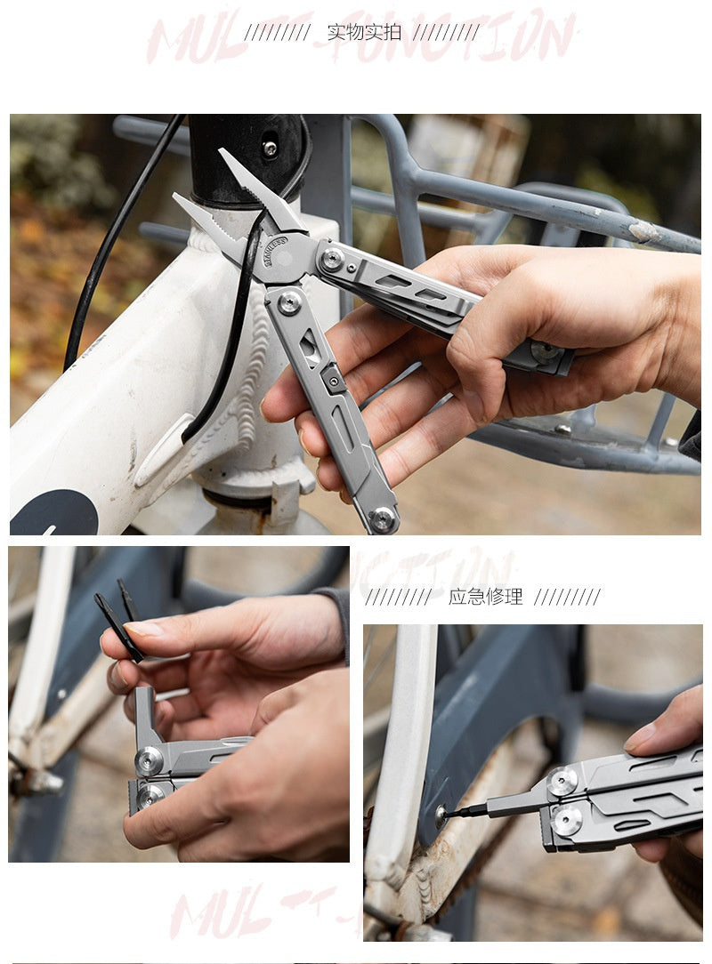 Tactical multifunctional pliers folding combination edc knife tool camping survival equipment universal tool pliers