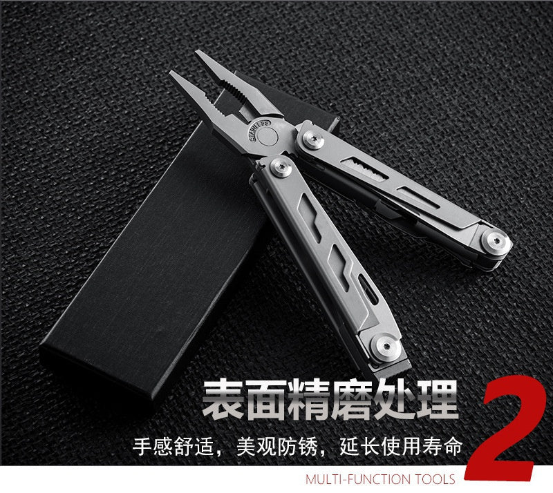 Tactical multifunctional pliers folding combination edc knife tool camping survival equipment universal tool pliers