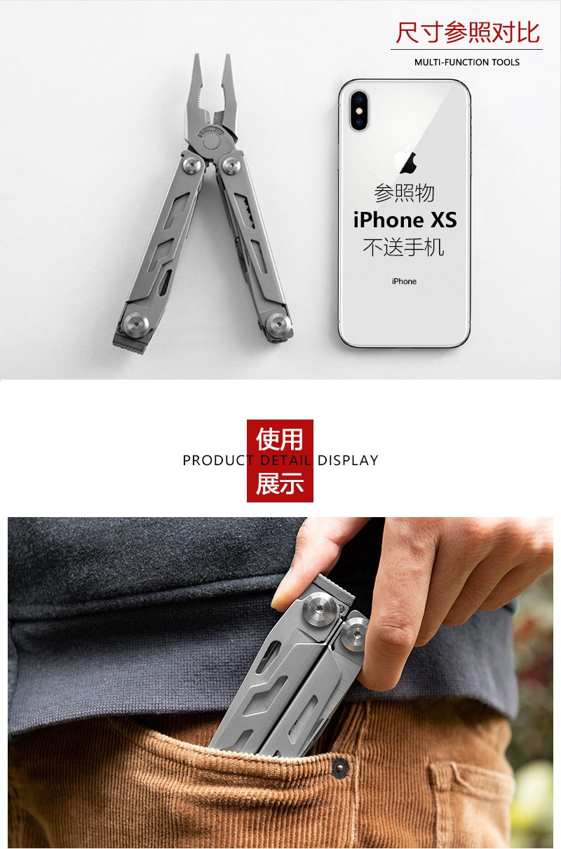 Tactical multifunctional pliers folding combination edc knife tool camping survival equipment universal tool pliers