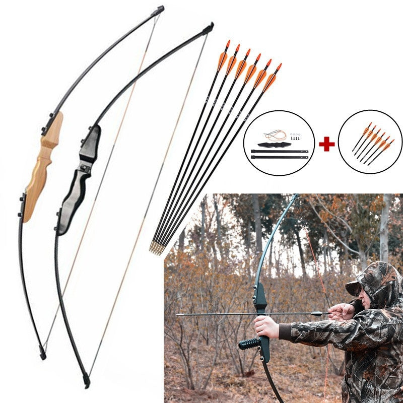 2025 30/40Lbs Elite Archery Recurve Bows and Arrows With 6pcs Fiberglass Arrows Shooting | POPOTR™