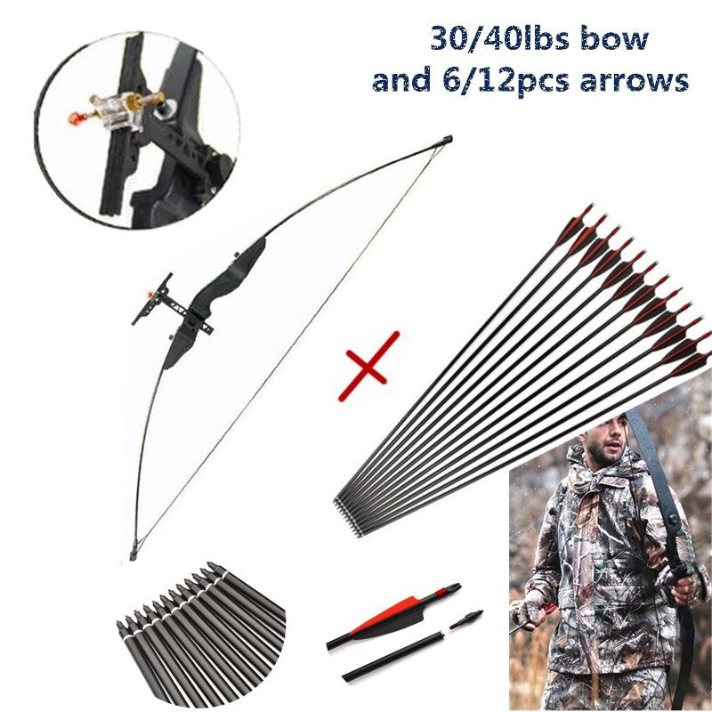 2025 30/ 40 Lbs Elite Archery Recurve Bows and Arrows Shooting Practice Combo Hunting Bow| POPOTR™