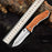 2022 Stainless Steel Knife Folding Knife Handle Wood Knife Fish | POPOTR™