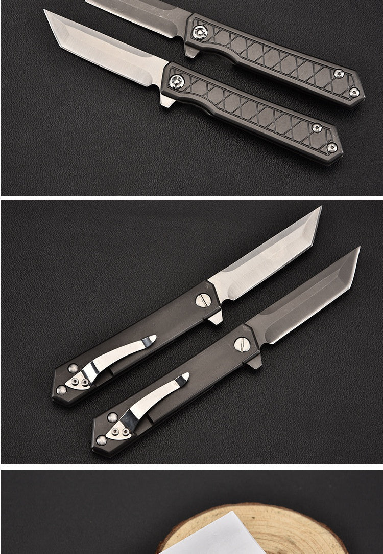 2025 Pocket Knife Camping Knife Stainless Steel Knife Fruit Knife Climbing Knife  | POPOTR™