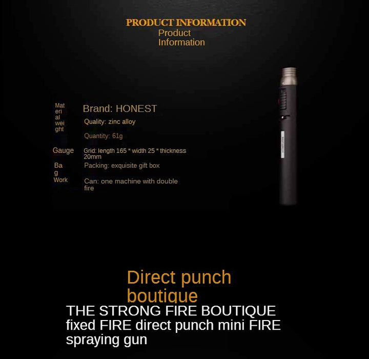 2022 Spray Gun Cigarette Lighter Torch Windproof Lighter Smoking Lighter  Creative Lighters Welding Gun | POPOTR™