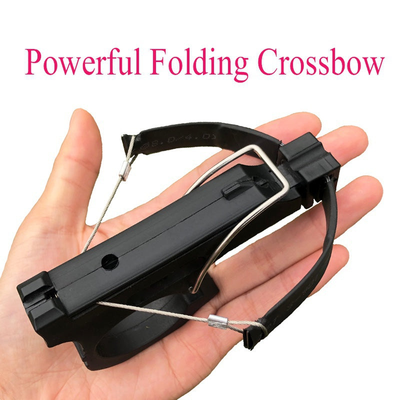 Poweful Folding Crossbow Carbon Fiber Material High-tech Material with 4mm 5Pcs Arrows & Storage Box and Target Paper