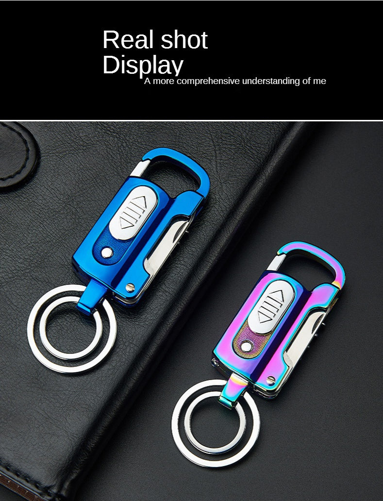 2025 Cigarette Lighter Torch Windproof Lighter Rechargeable Lighter  Keychain Lighter Knife| POPOTR™