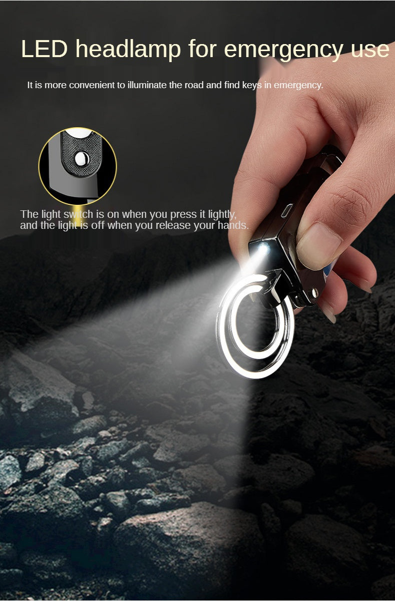 2025 Cigarette Lighter Torch Windproof Lighter Rechargeable Lighter  Keychain Lighter Knife| POPOTR™