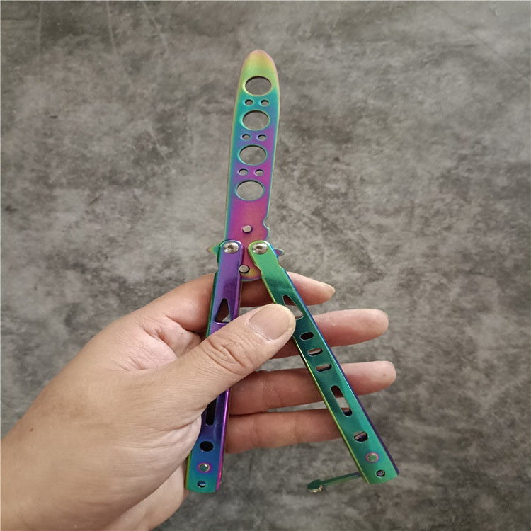 2025 Butterfly Knife Hunting Knife Training Knife Blade Titanium Knife | POPOTR™