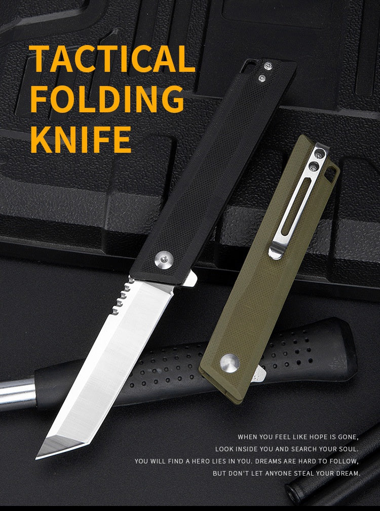 2025 Survival Knife Folding Knife Pocket KnifeHunting Knife | POPOTR™