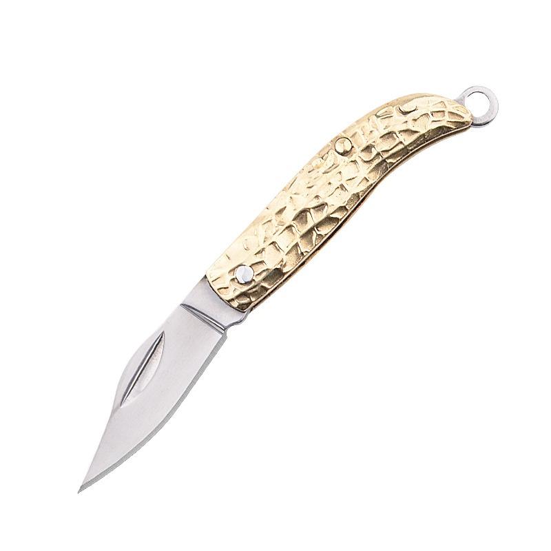 【Free gift】Knife  - Mini Folding  - Knife Legal Self-defense -  Knife Exquisite Brass  - Knife Keychain  - Demolition Express Unpacking Knife