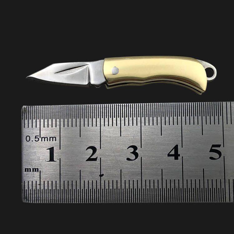 【Free gift】New Pocket  - Knife, Mini -  Folding -  Knife, Ultra Small -  Brass  - Knife,  - Carry Pocket  - Knife, Express Unpacking  - Keychain, Pocket -  Knife