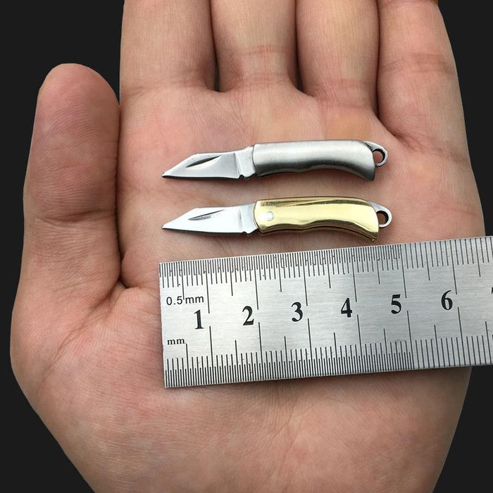 【Free gift】New Pocket  - Knife, Mini -  Folding -  Knife, Ultra Small -  Brass  - Knife,  - Carry Pocket  - Knife, Express Unpacking  - Keychain, Pocket -  Knife