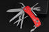 Multi-purpose titanium black multi-function knife outdoor tool 91mm red black life-saving knife 11 open stainless steel camping knife
