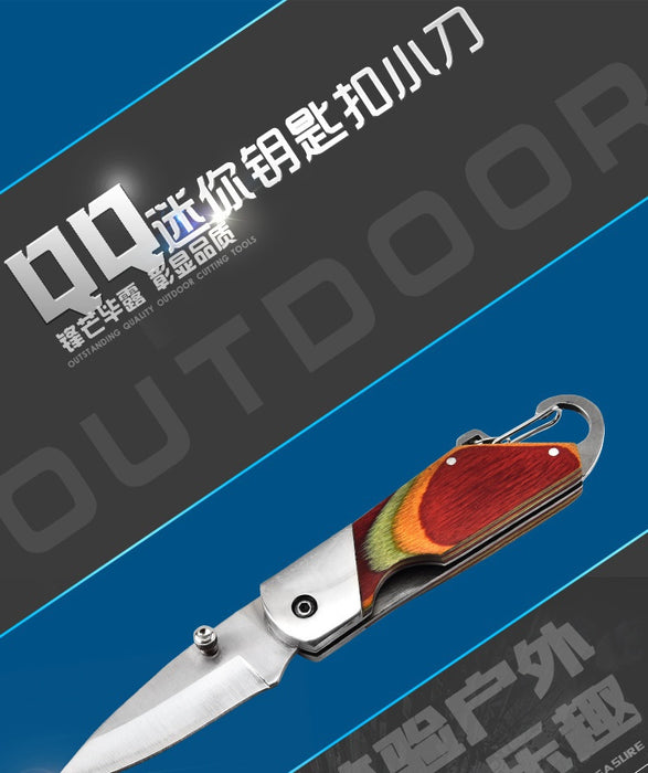 2022 Folding Knife Hunting Knife Stainless Steel Knife Keychain Knife| POPOTR™