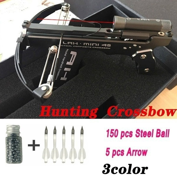 2022 Pistol Crossbow Broadheads Crossbow Expert 5e Mini Crossbow with 150 Bullets and 5 Arrows| POPOTR™