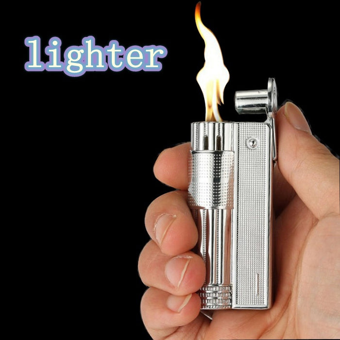 2022 Cigarette Lighter Flint Lighter Windproof Lighter  Oil Light | POPOTR™