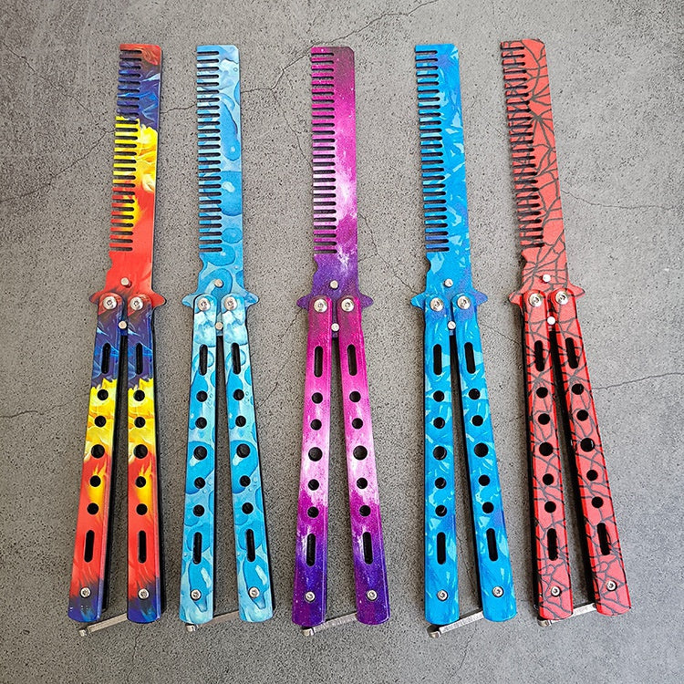 2025 Butterfly Knife Hunting Knife Training Knife Folding Knife Cs Go | POPOTR™