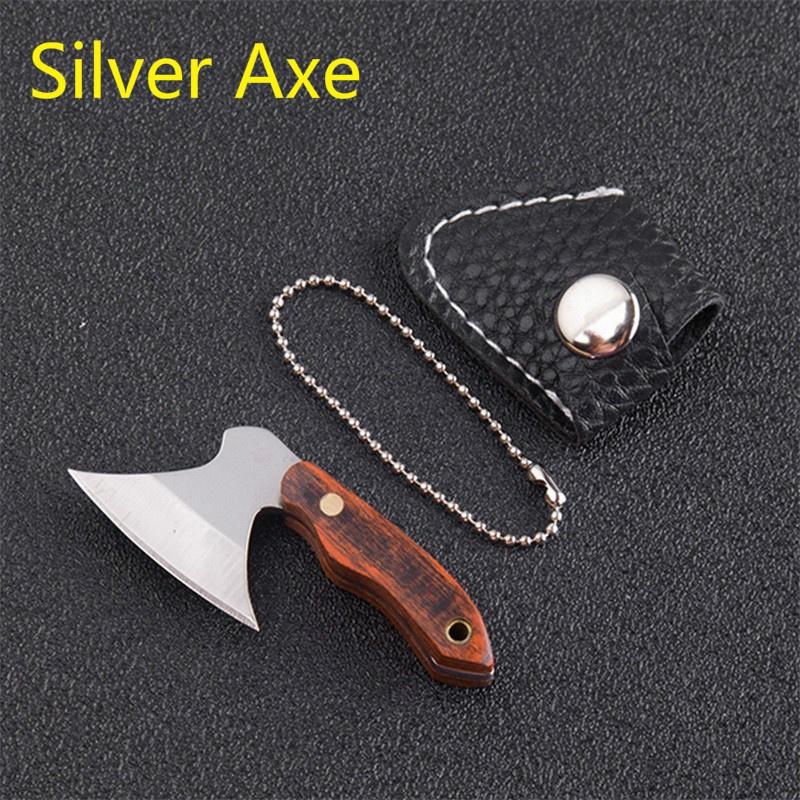 2025 2025 【Free gift】440 Best Edc Knife Pocket Knife Hunting Knife Stainless Steel Knife Handle Wood Battle Axe| POPOTR™ | POPOTR™