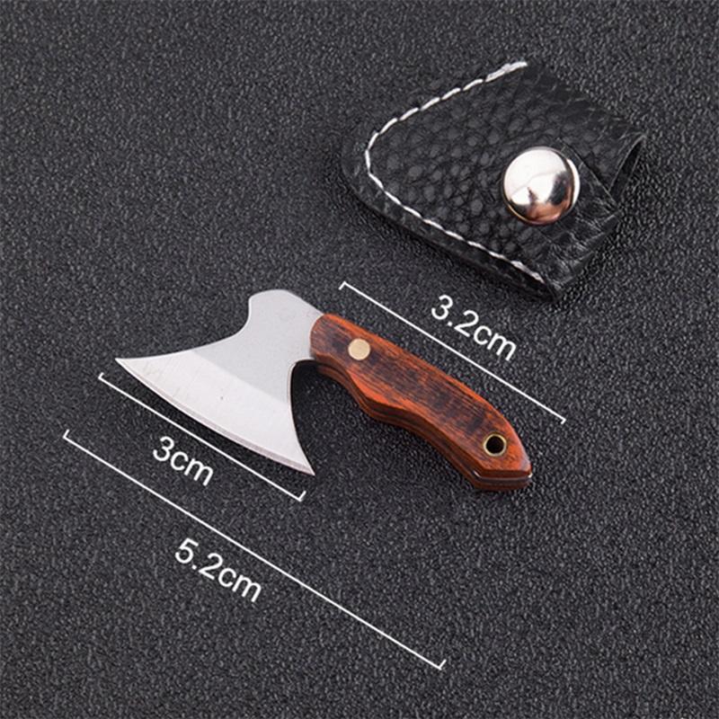 2025 2025 【Free gift】440 Best Edc Knife Pocket Knife Hunting Knife Stainless Steel Knife Handle Wood Battle Axe| POPOTR™ | POPOTR™