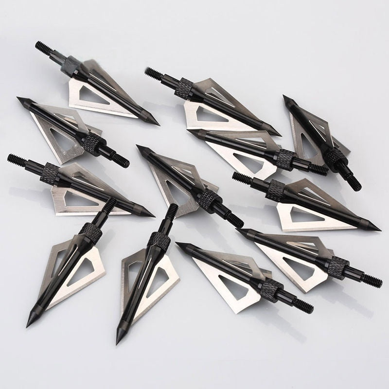 2025 10PCS Hunting Bow and Arrows Broadheads Shooting Fish| POPOTR™