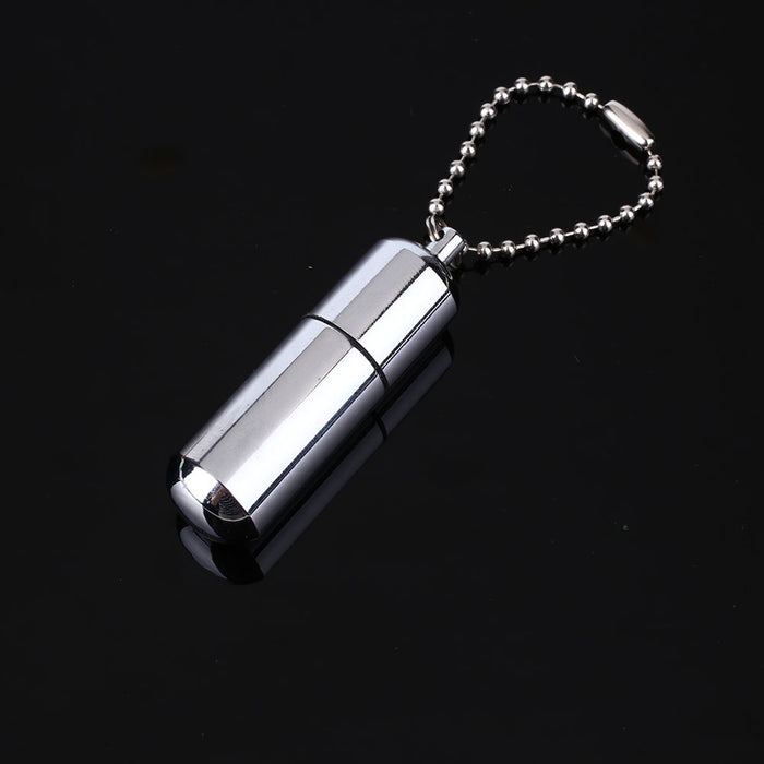 Emergency Survival Mini waterproof Lighter Pocket Key Ring Capsule  Tool Gear（ no gas）