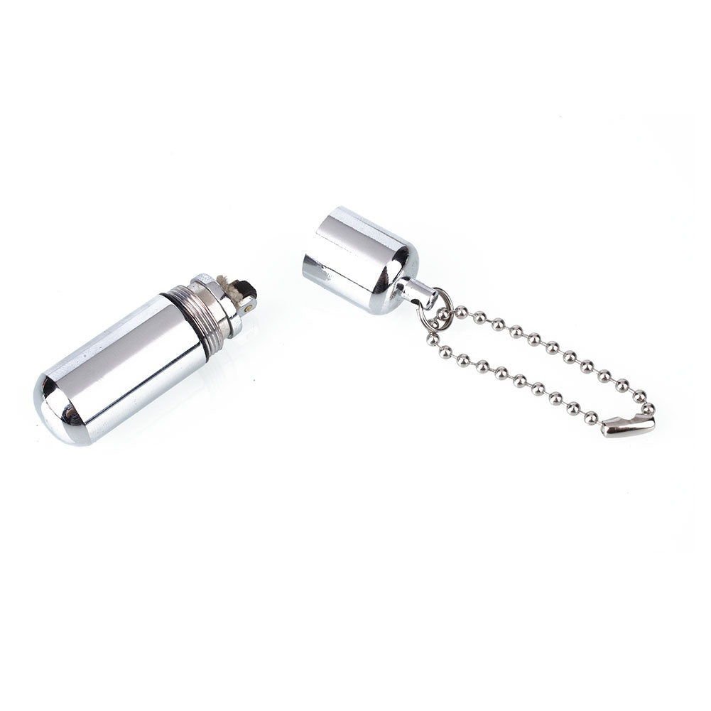 Emergency Survival Mini waterproof Lighter Pocket Key Ring Capsule  Tool Gear（ no gas）