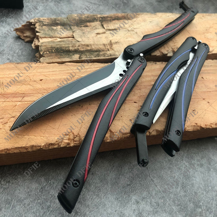 2022 Survival Knife Combat Knife  Practice Butterfly Knife Hunting Knife Training Knife Tactical Knife| POPOTR™