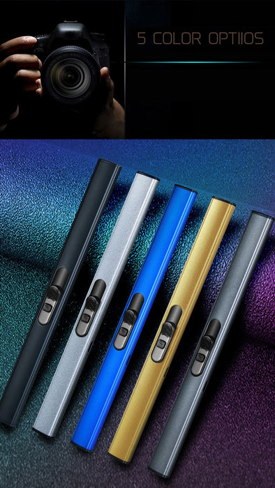 2022 Cigarette Lighter USB Lighter Windproof Lighter Rechargeable Lighter Electric Lighters For Sale   BBQ Lighter  Arc Lights| POPOTR™