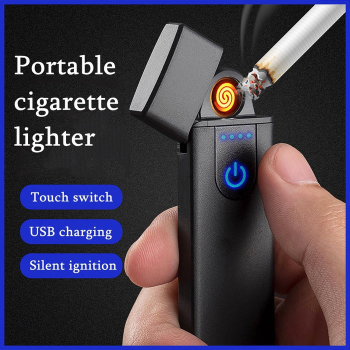 2022 Cigarette Lighter USB Lighter Windproof Lighter Rechargeable Lighter Electric Lighters For Sale  | POPOTR™