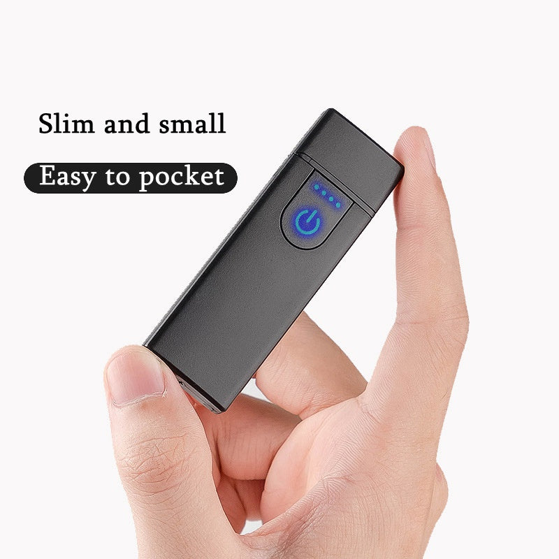 2025 Cigarette Lighter USB Lighter Windproof Lighter Rechargeable Lighter Electric Lighters For Sale  | POPOTR™