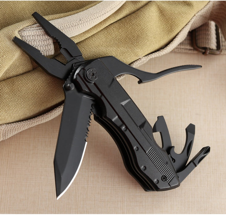Multi-function knife pliers manufacturer camping equipment knife multi-function knife combination multi-purpose tool to survive folding outdoor