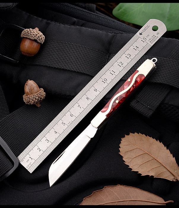 2022 Folding Knife Box Hunting Knife  Stainless Steel Knife Fruit Knife| POPOTR™