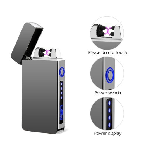 2025 Cigarette Lighter Windproof Lighter USB Lighter Rechargeable Lighter Electric Lighters Arc Lighters For Sale | POPOTR™