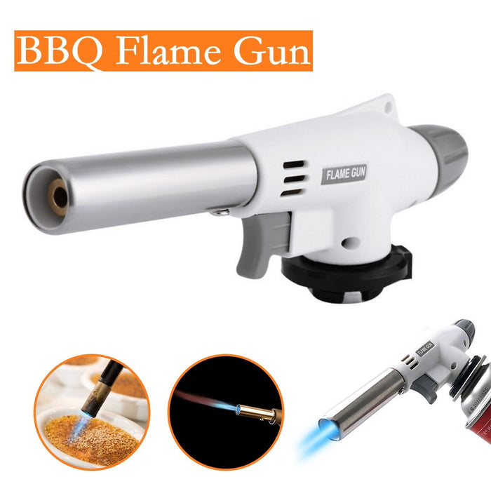 2022 Cigarette Lighter Metal Lighter Torch Windproof Lighter Butane Lighters For Sale   BBQ Lighter  Welding Gun | POPOTR™