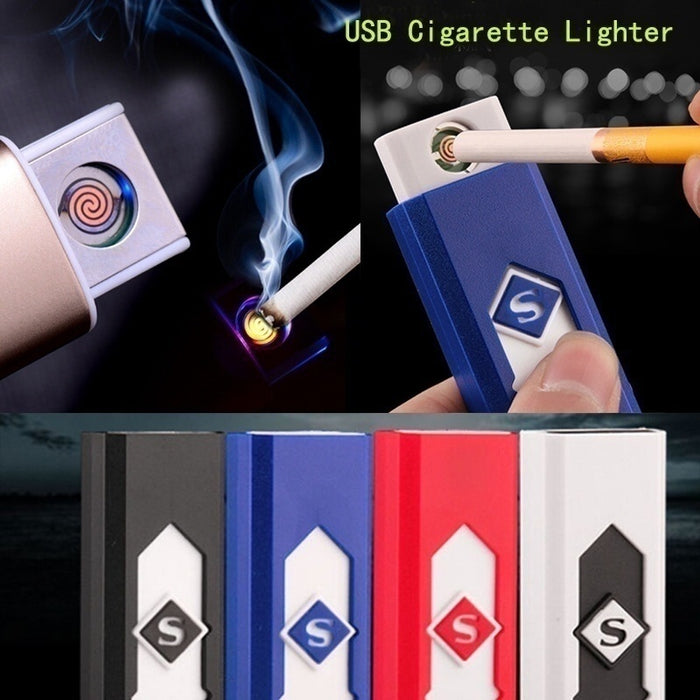 2022 Cigarette Lighter Windproof Lighter USB Lighter Rechargeable Lighter  Electric Lighter  Bunnings | POPOTR™