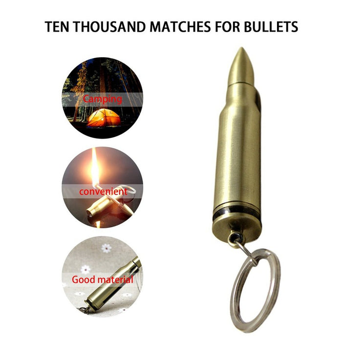 2022 Cigarette Lighter Keychain Lighter Bullet Lighter Safety Lighter  Oil Light | POPOTR™