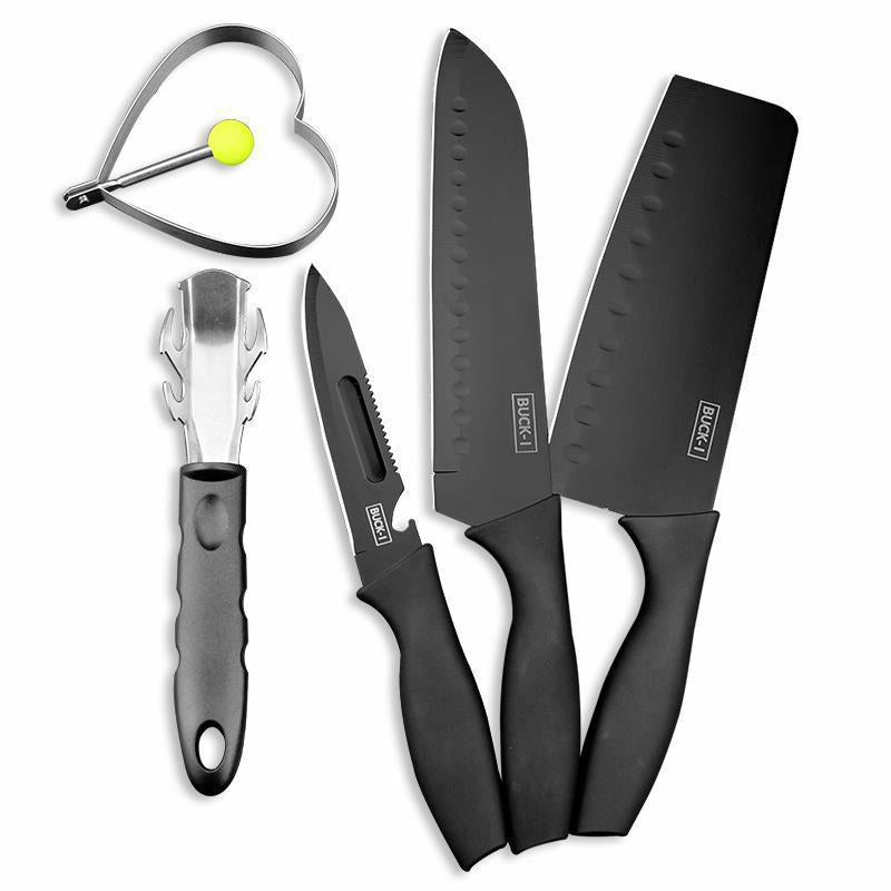 2022 5-Piece set Best Kitchen Knife Set Chefs Knife Fish Knife Forge Multi-function Knife For Sale| POPOTR™