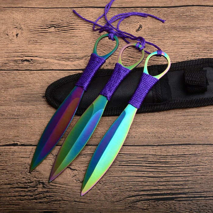 2022 Pop Dart Set Kunai Knives Hunting Knife Ninja Throwing Knife Tactical Knife Titanium Knife    | POPOTR™