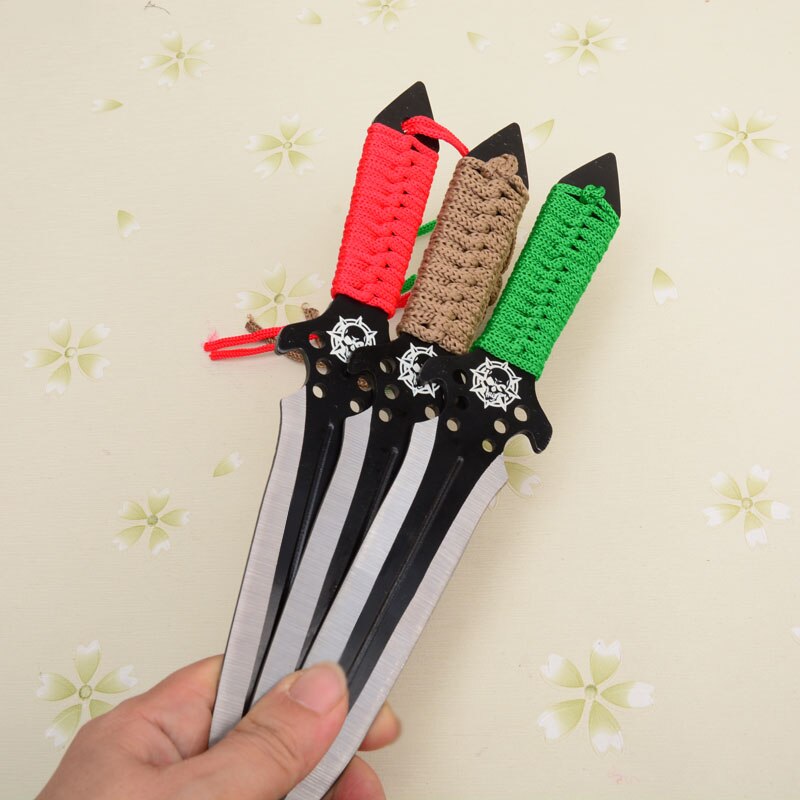 2025 Pop Dart Set Ninja Throwing Knife Set Tactical Knife Kunai Knives Tricolor | POPOTR™