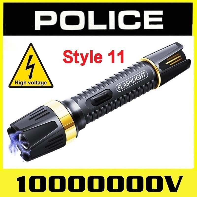 2025 20 Style High Voltage Stun Gun Tactical Flashlight Stun Gun for sale Volts Self-defense Weapons For Women Survival Camp | POPOTR™