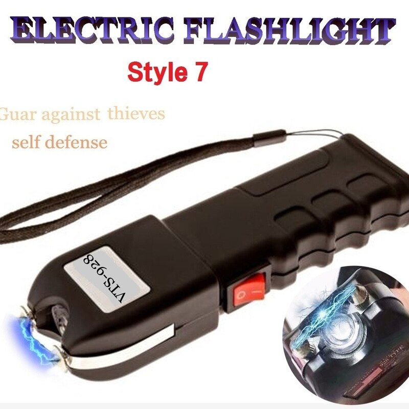 2025 20 Style High Voltage Stun Gun Tactical Flashlight Stun Gun for sale Volts Self-defense Weapons For Women Survival Camp | POPOTR™