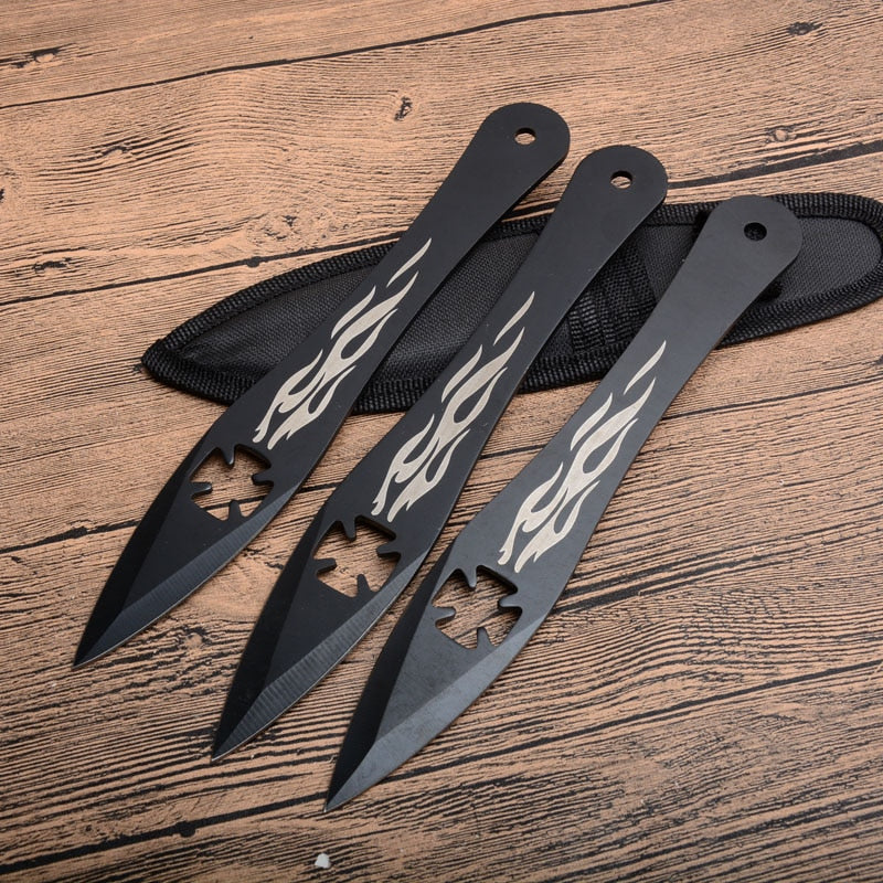 2025 Pop Dart Set Ninja Throwing Knife Set Tactical Knife Kunai Knives Flame Knife  | POPOTR™