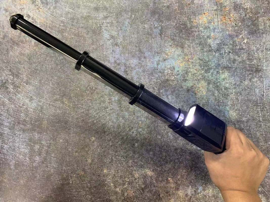 2022 Tactical Flashlight Stun Gun for sale Rechargeable Electronic Stun Baton Electronic Lighter Self-defense Weapons Survival Camp | POPOTR™