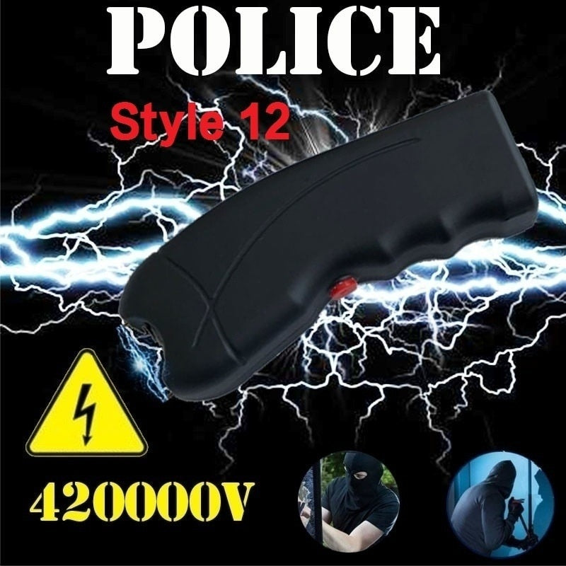 2025 20 Style High Voltage Stun Gun Tactical Flashlight Stun Gun for sale Volts Self-defense Weapons For Women Survival Camp | POPOTR™