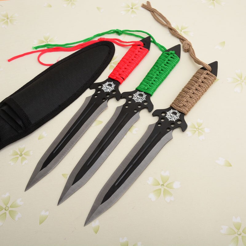 2025 Pop Dart Set Ninja Throwing Knife Set Tactical Knife Kunai Knives Tricolor | POPOTR™