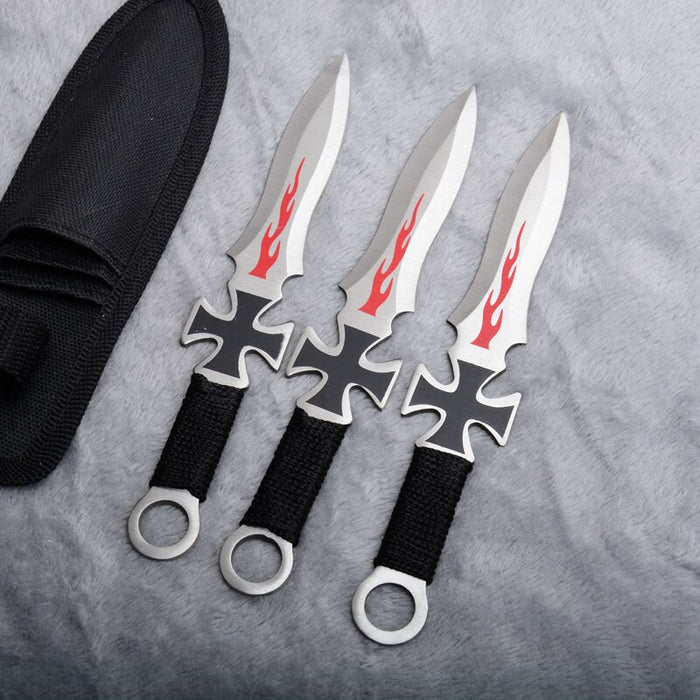 2022 Pop Dart Set Kunai Knives Hunting Knife Ninja Throwing Knife Set Tactical Knife Sword Umbrella | POPOTR™