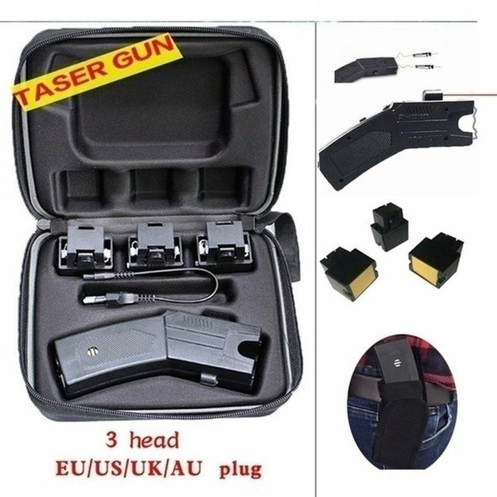 2022 Best Stun Gun VS Taser Tactical Flashlight Stun Gun for sale Portable Gun Safe  Survival Camp | POPOTR™