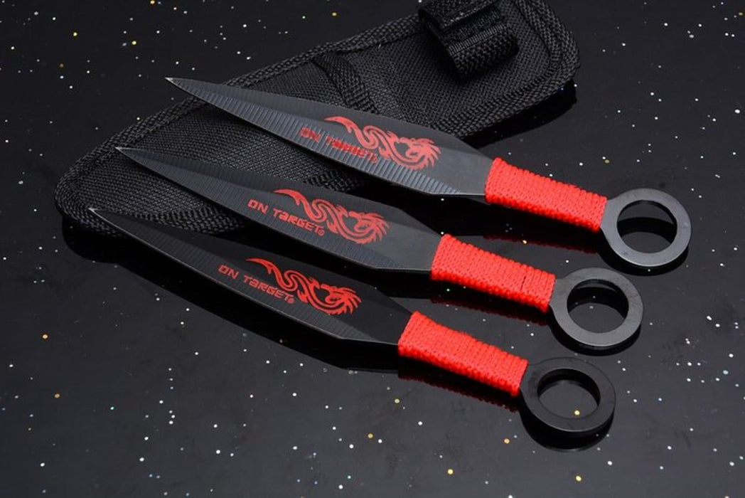 2022 Pop Dart Set Knife Blade Ninja Throwing Knife Set Kunai Knives Tactical Knife Dragon Knife Darts | POPOTR™